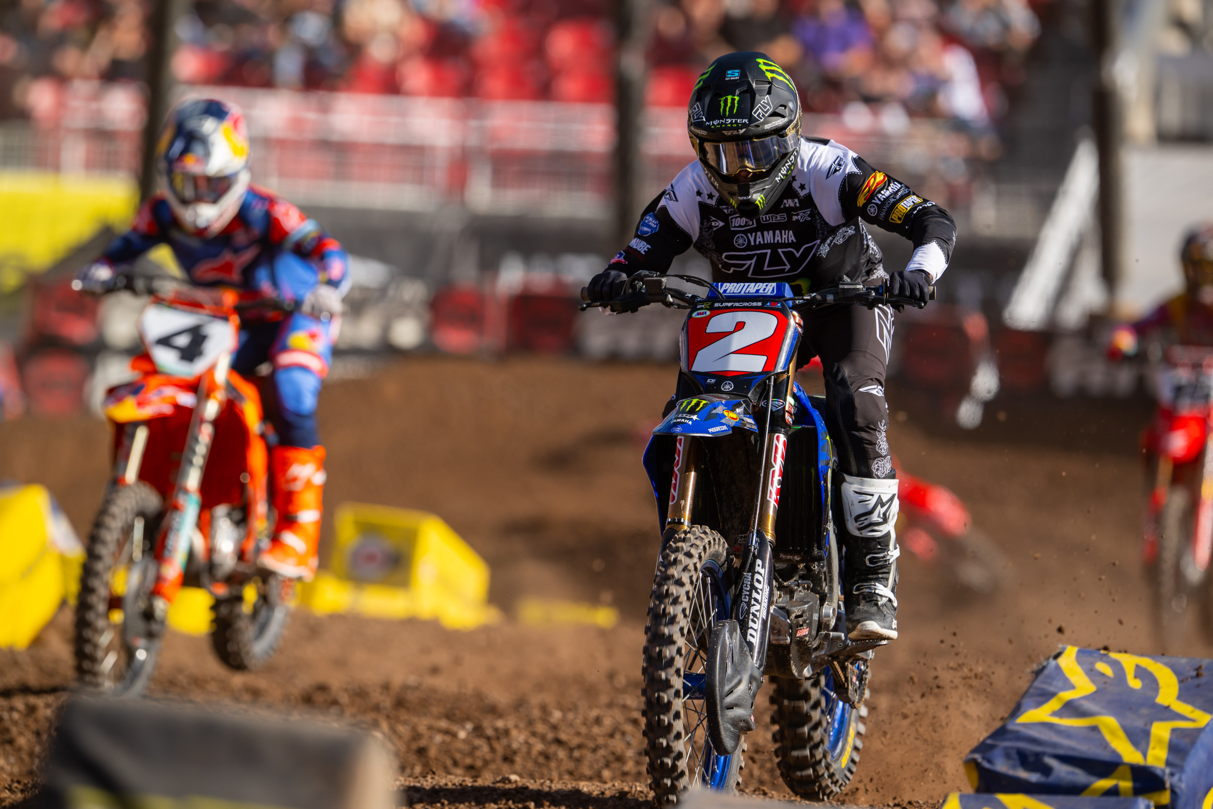 Cooper Webb and Chase Sexton at Salt Lake City Supercross